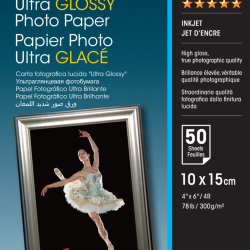 Epson C13S041943 High-glossy-photopaper 50 sheet 10x15 cm Pack=10 300g/m² for InkJet