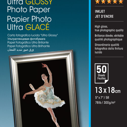 Epson C13S041944 High-glossy-photopaper 13x18 50 sheet DIN A4 300g/m² for InkJet