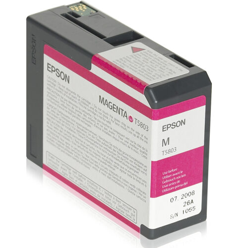 Epson C13T580300/T5803 Ink cartridge magenta 80ml for Epson Stylus Pro 3800