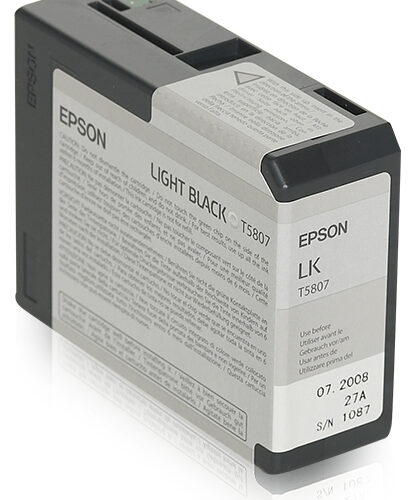 Epson C13T580700/T5807 Ink cartridge light black 80ml for Epson Stylus Pro 3800/3880