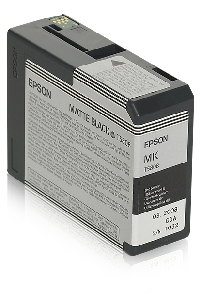 639017_6659359696 Epson C13T580800/T5808 Ink cartridge black matt 80ml for Epson Stylus Pro 3800/3880