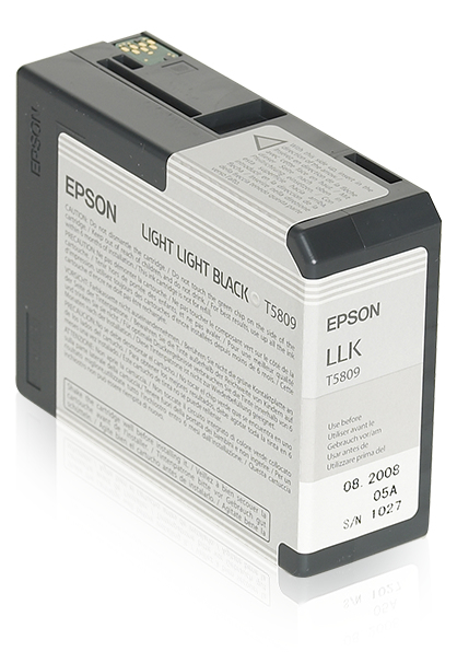 639018_9557632830 Epson C13T580900/T5809 Ink cartridge light light black 80ml for Epson Stylus Pro 3800/3880