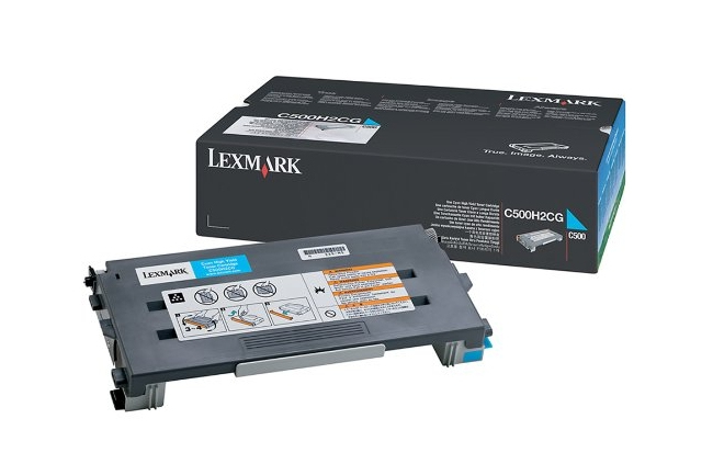 Lexmark C500H2CG Toner cyan, 3.000 pages/5% for Lexmark C 500