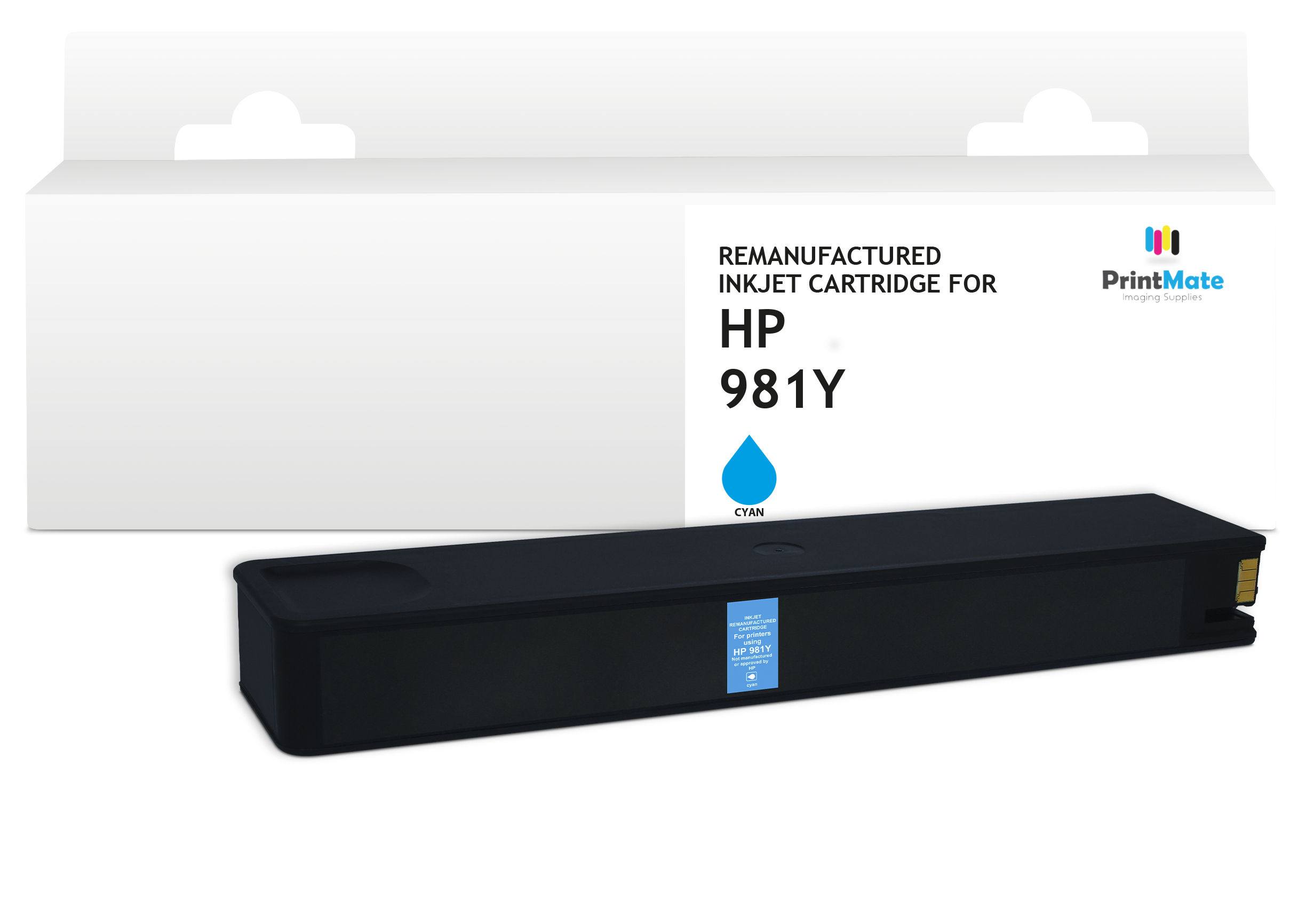 646741db8d8a104531ba93f1323790bec4aa9764 PrintMate HP 981Y, remanufactured ink cartridge, high capacity, Cyan 16000p