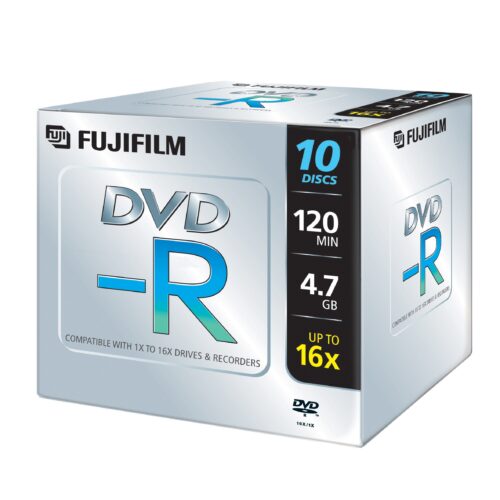 649867-1227 Fujifilm DVD-R 4,7Gb jewelcase 16x 10-pack 4.7 GB 10 pc(s)