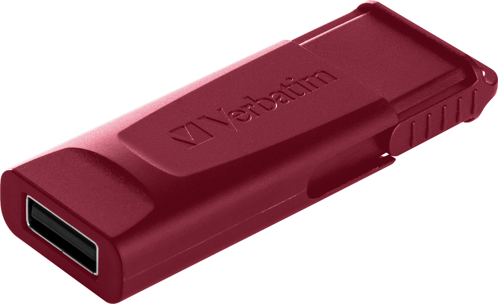 65144039_9962847151 Verbatim Slider - USB Drive - 2x32 GB - Blue/Red