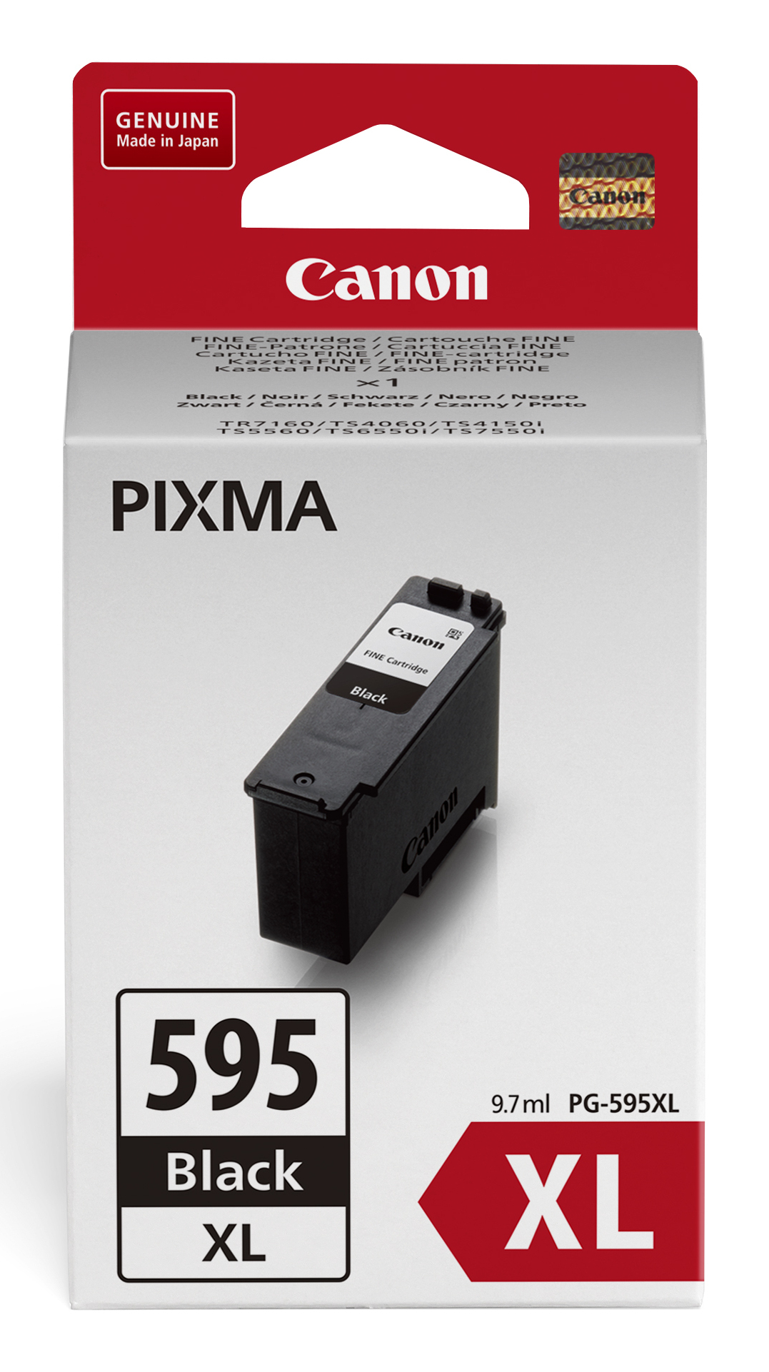 65436e357441238efbb2927f50d307863fba7fc9 Canon 7170C001/PG-595XL Ink cartridge black high-capacity, 300 pages ISO/IEC 19752 9.7ml for Canon Pixma TS 4150