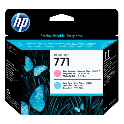 66300759bd8a06c415ca53c879db66fb0ce873fc HP CE019A/771 Printhead light magenta / cyan bright 775ml for HP DesignJet Z 6200/6800