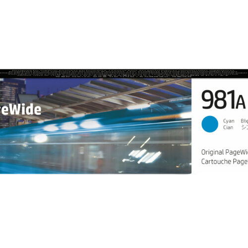 HP J3M68A/981A Ink cartridge cyan, 6.000 pages ISO/IEC 19798 70ml for HP PageWide E 58650/556