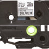 669d47de6196a2996e4bf69e597086af636d174a Brother TZE-M951 DirectLabel black on silver matt 24mm x 8m for Brother P-Touch TZ 3.5-24mm/HSE/36mm/6-24mm/6-36mm