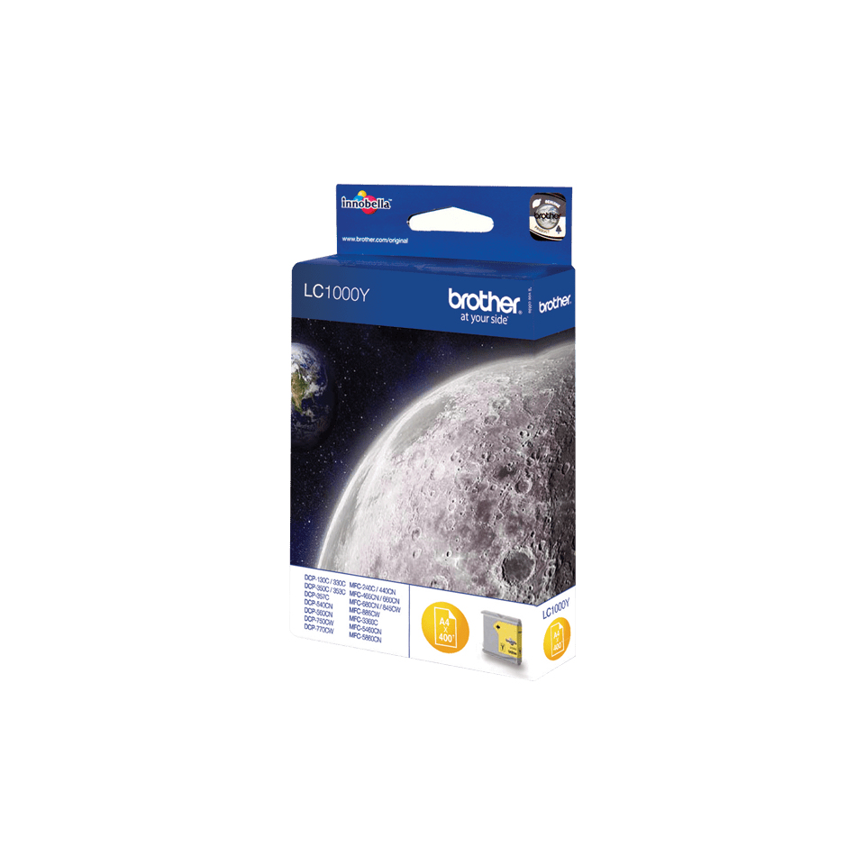 6711cd0674cd0914e4c214779167c0a65cf126b2 Brother LC-1000Y Ink cartridge yellow, 400 pages ISO/IEC 24711 6.5ml for Brother DCP 130 C/MFC 5460