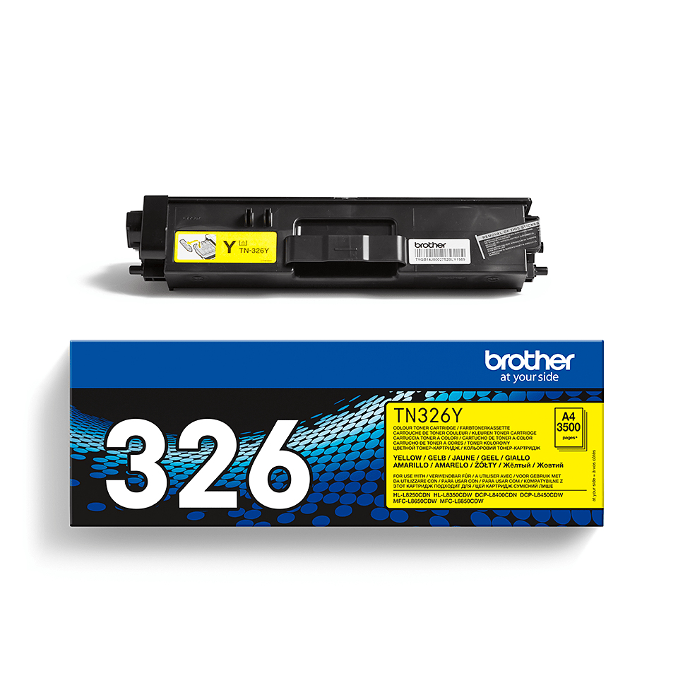 Brother TN-326Y Toner-kit yellow high-capacity, 3.500 pages ISO/IEC 19798 for Brother DCP-L 8400/8450/HL-L 8250