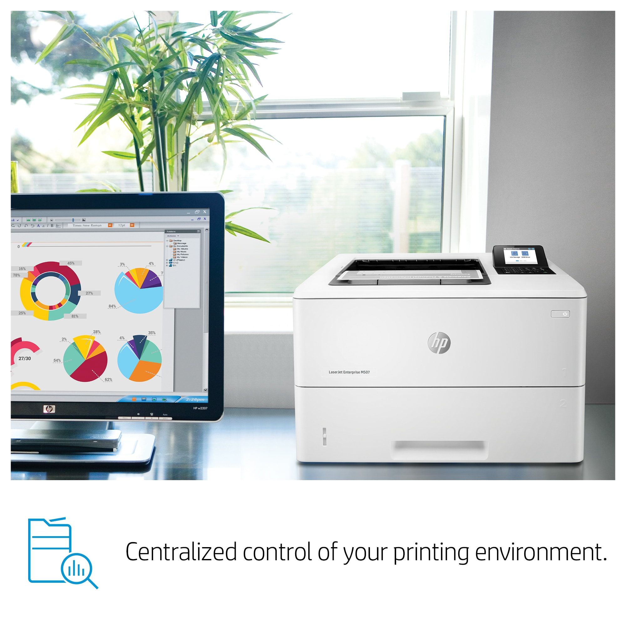 HP LaserJet Enterprise M507dn Laserprinter (1PV87A)