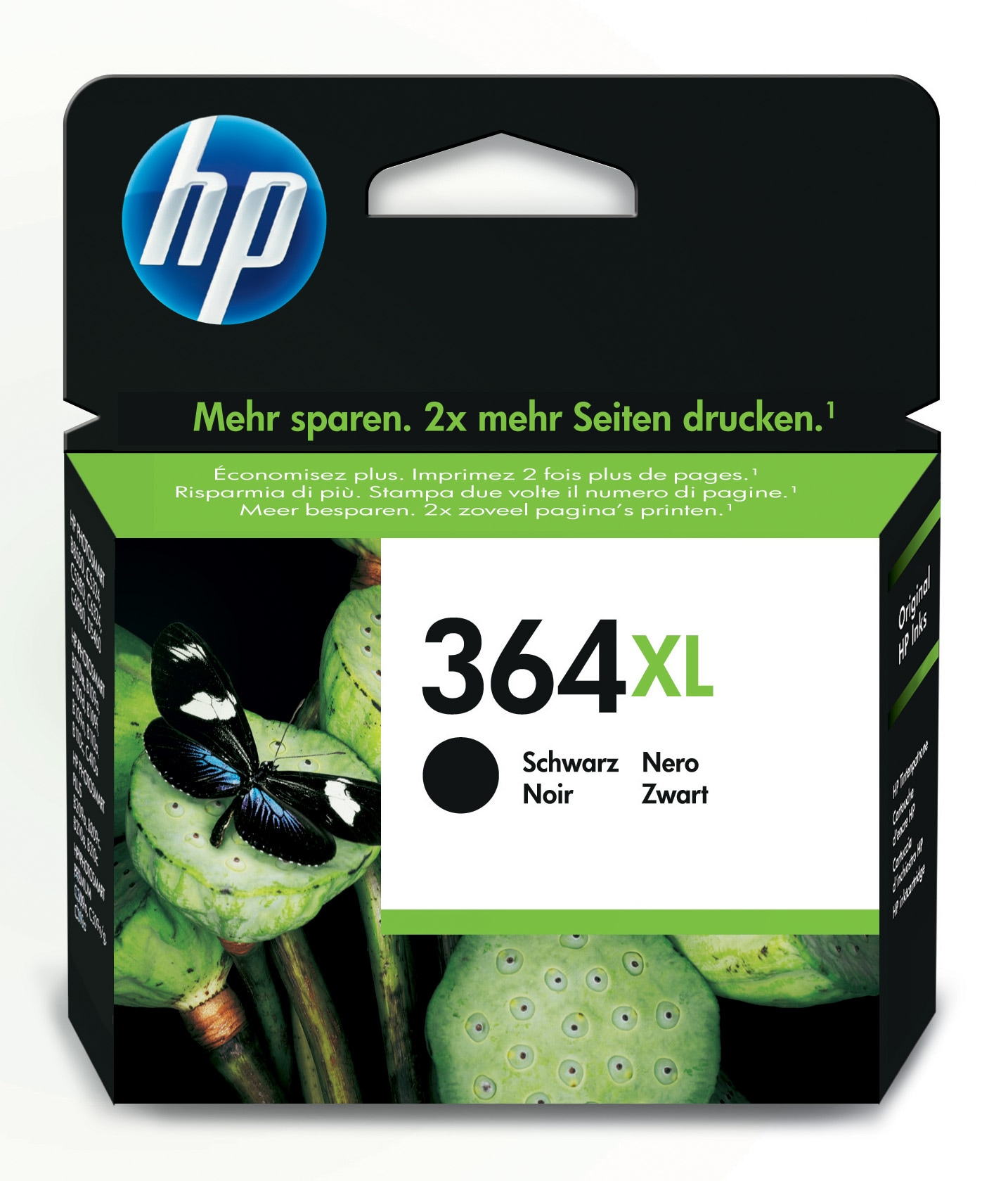 6842386_9605321785 HP CN684EE/364XL Ink cartridge black high-capacity, 550 pages ISO/IEC 24711 18ml for HP PhotoSmart B 110/C 309/D 5460/Plus/Premium