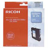 Ricoh 405533/GC-21C Gel cartridge cyan, 1.000 pages ISO/IEC 19752 for Ricoh Aficio GX 2500/3000/5050/7000