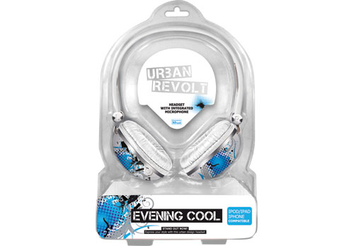 Urban Revolt Cool Headset Wired Music