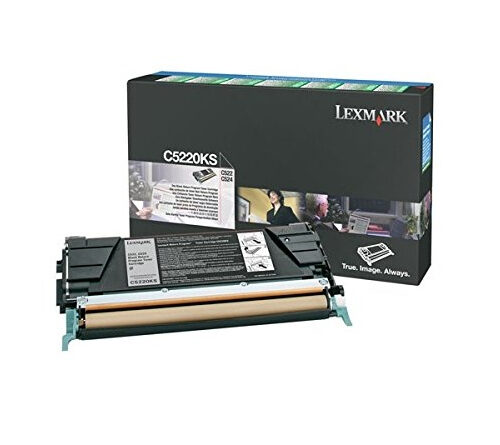 Lexmark C5220KS Toner-kit black return program, 4.000 pages ISO/IEC 19798 for Lexmark C 522/524/530/532/534