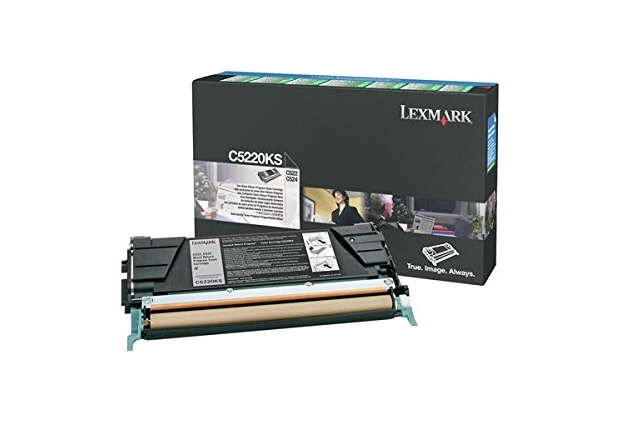 Lexmark C5220KS Toner-kit black return program, 4.000 pages ISO/IEC 19798 for Lexmark C 522/524/530/532/534
