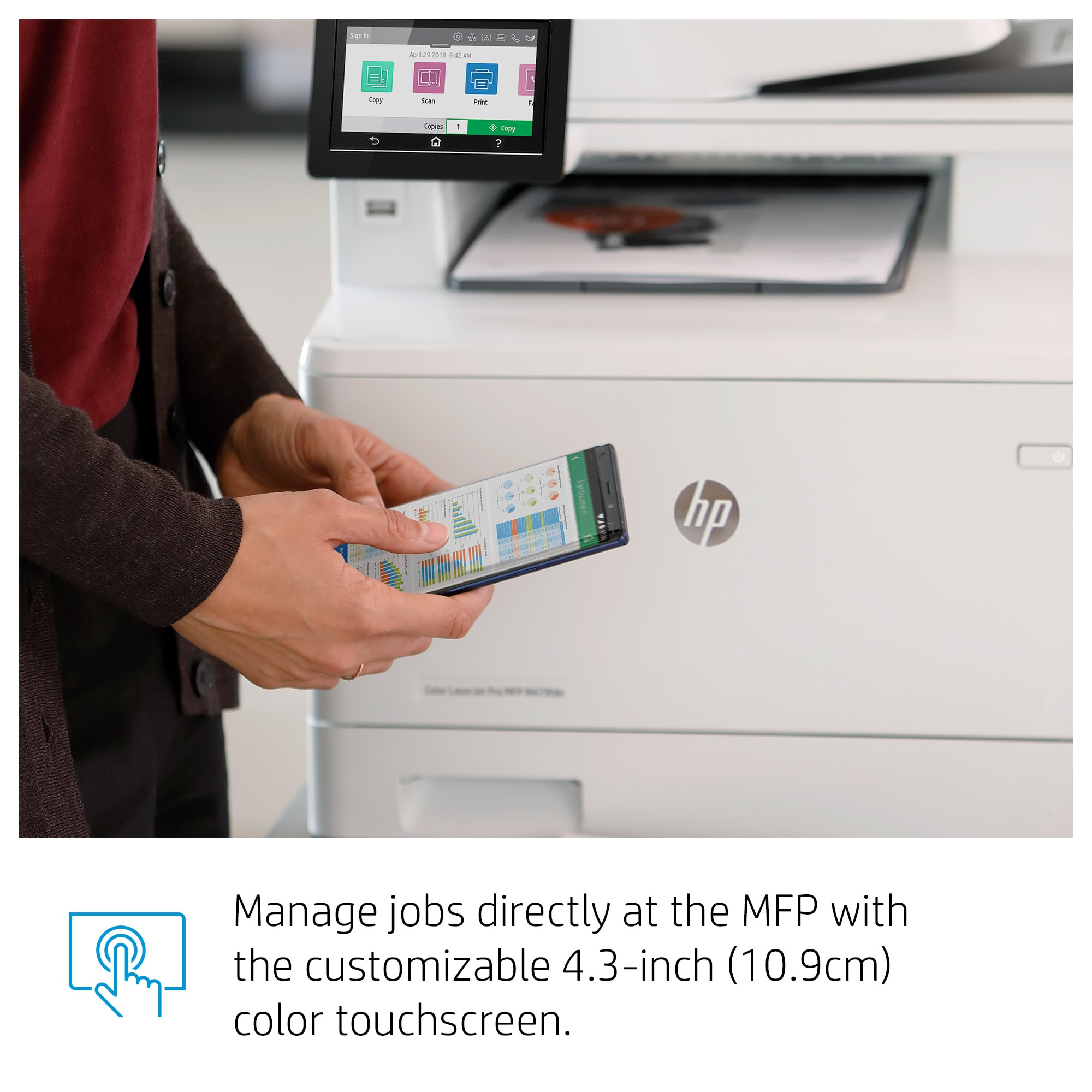 HP Color LaserJet Pro MFP M479fnw Multifunction Colorlaser (W1A78A)