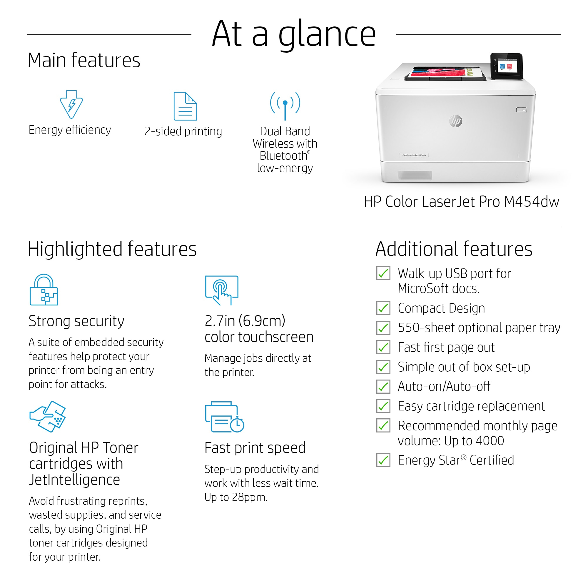 69266437_4683455792 HP Color LaserJet Pro MFP M454dn Multifunction Colorlaser (W1Y44A)