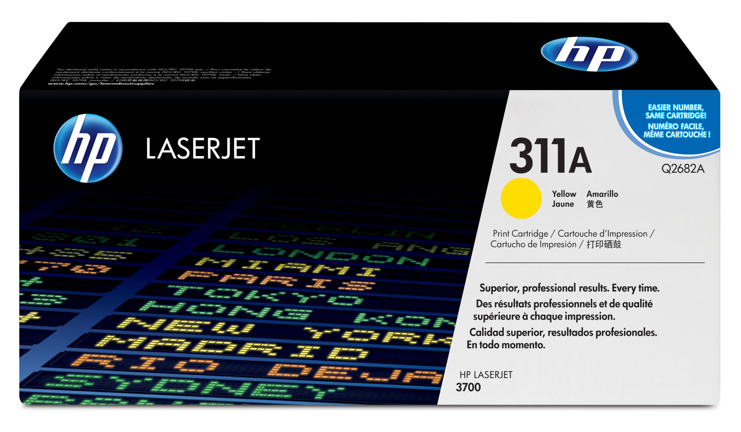 HP Q2682A/311A Toner cartridge yellow, 6.000 pages/5% for HP Color LaserJet 3700