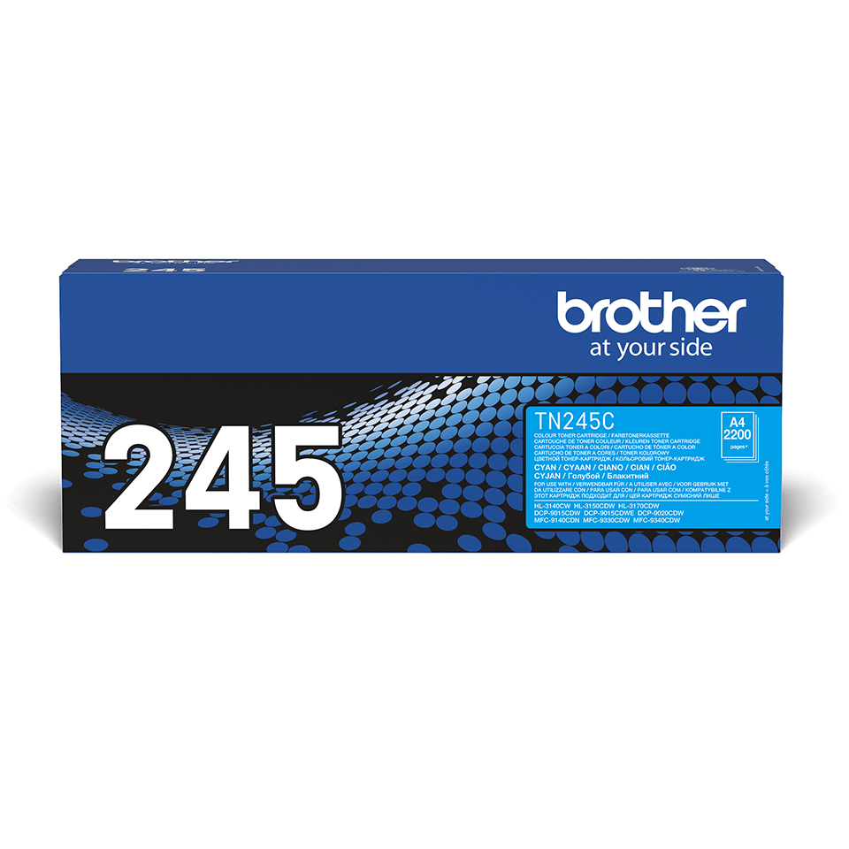 Brother TN-245C Toner-kit cyan high-capacity, 2.200 pages ISO/IEC 19798 for Brother HL-3140