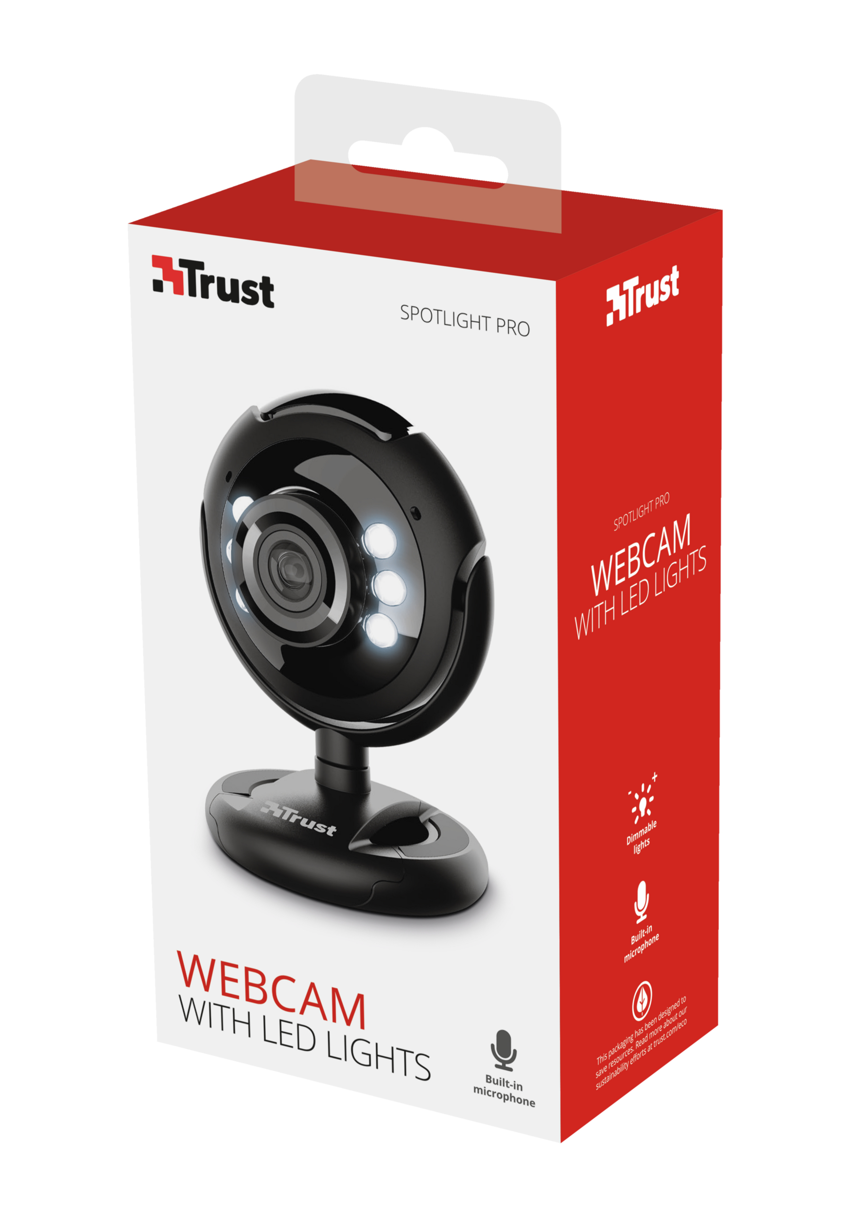 6e3786942d1d95e80d2c75d6d7aa4dfa Trust SpotLight Pro webcam 1.3 MP 640 x 480 pixels USB 2.0 Black