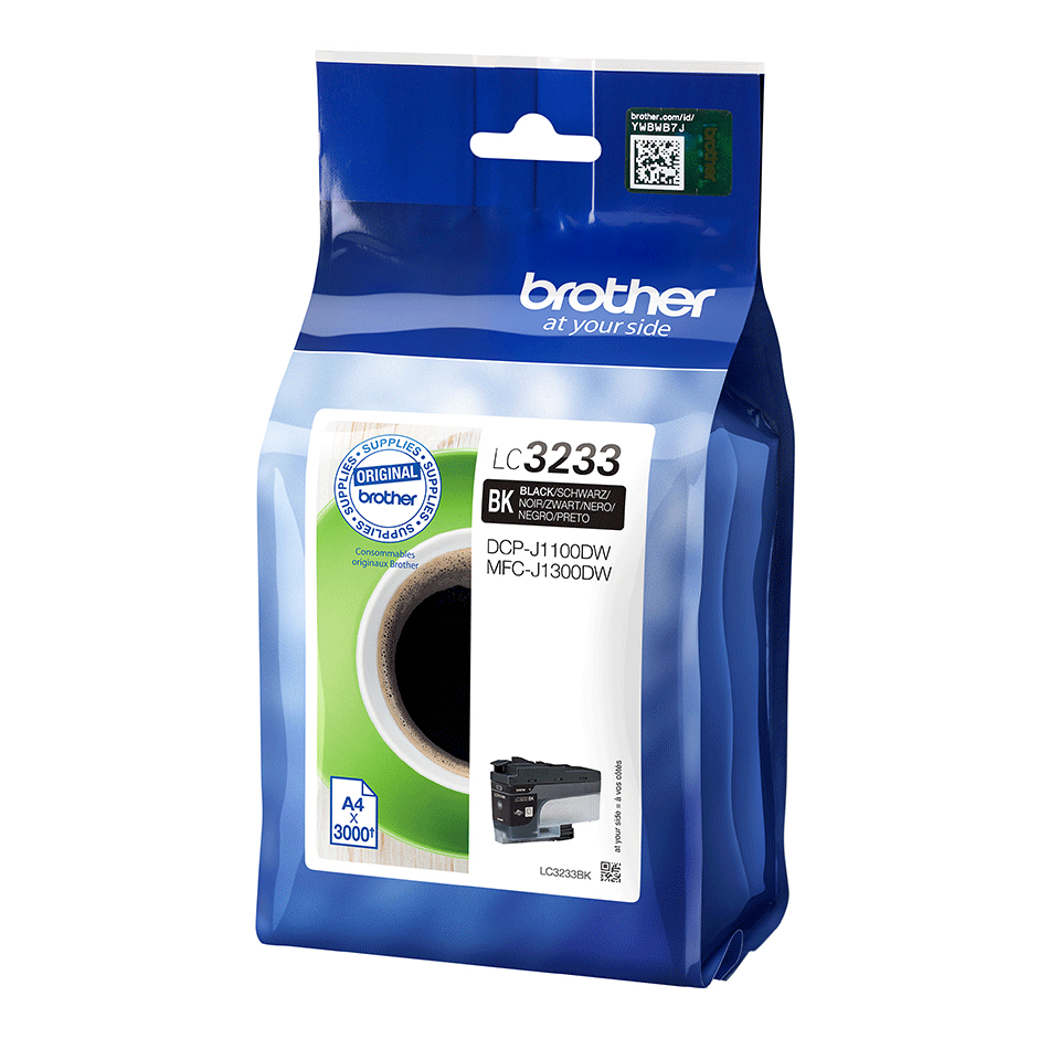 Brother LC-3233BK Ink cartridge black, 3.000 pages for Brother MFC-J 1300