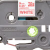 Brother TZE-222 DirectLabel red on white Laminat 9mm x 8m for Brother P-Touch TZ 3.5-18mm/6-12mm/6-18mm/6-24mm/6-36mm
