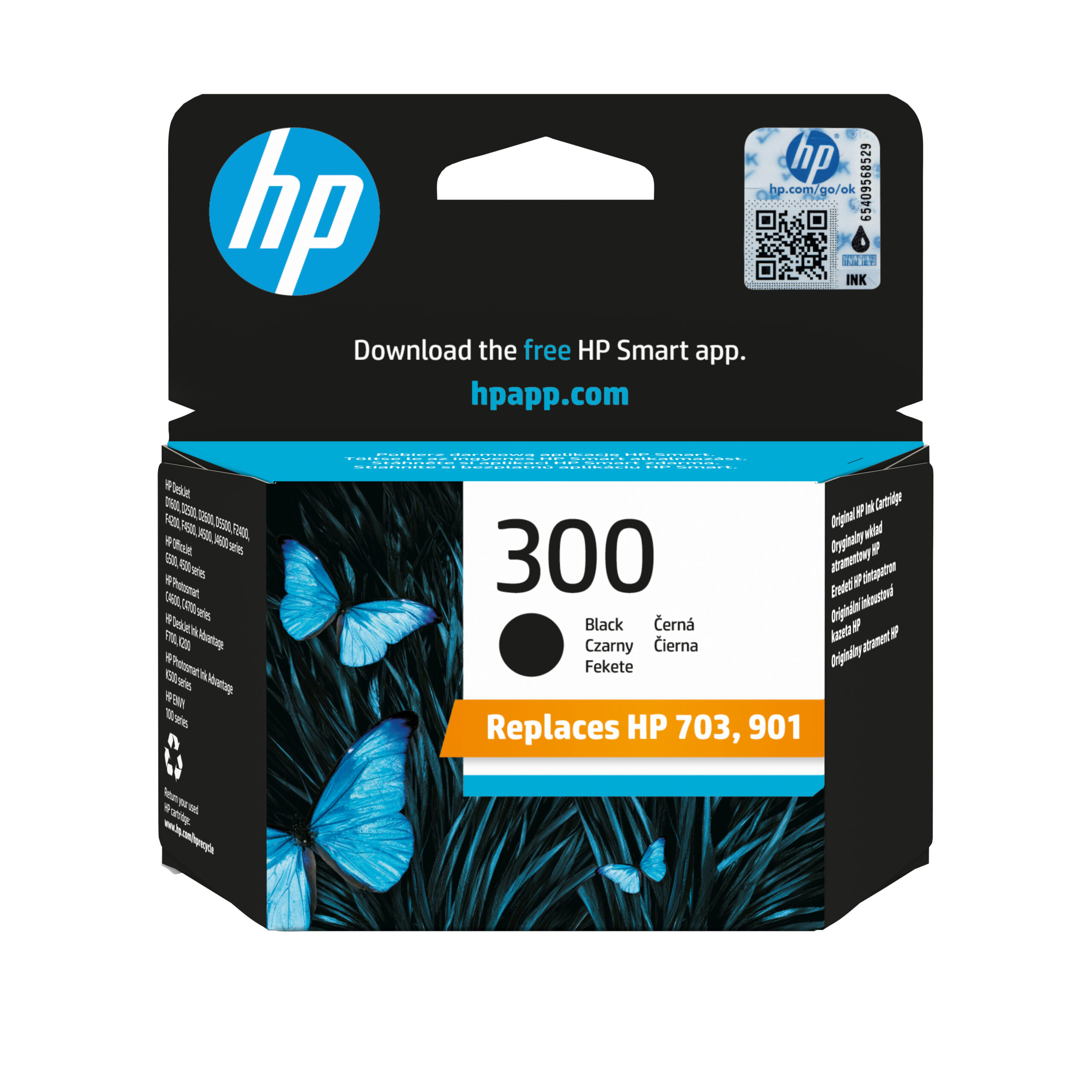 HP CC640EE/300 Printhead cartridge black, 200 pages ISO/IEC 24711 4ml for HP DeskJet D 2500/Fax 640/OfficeJet J 4500