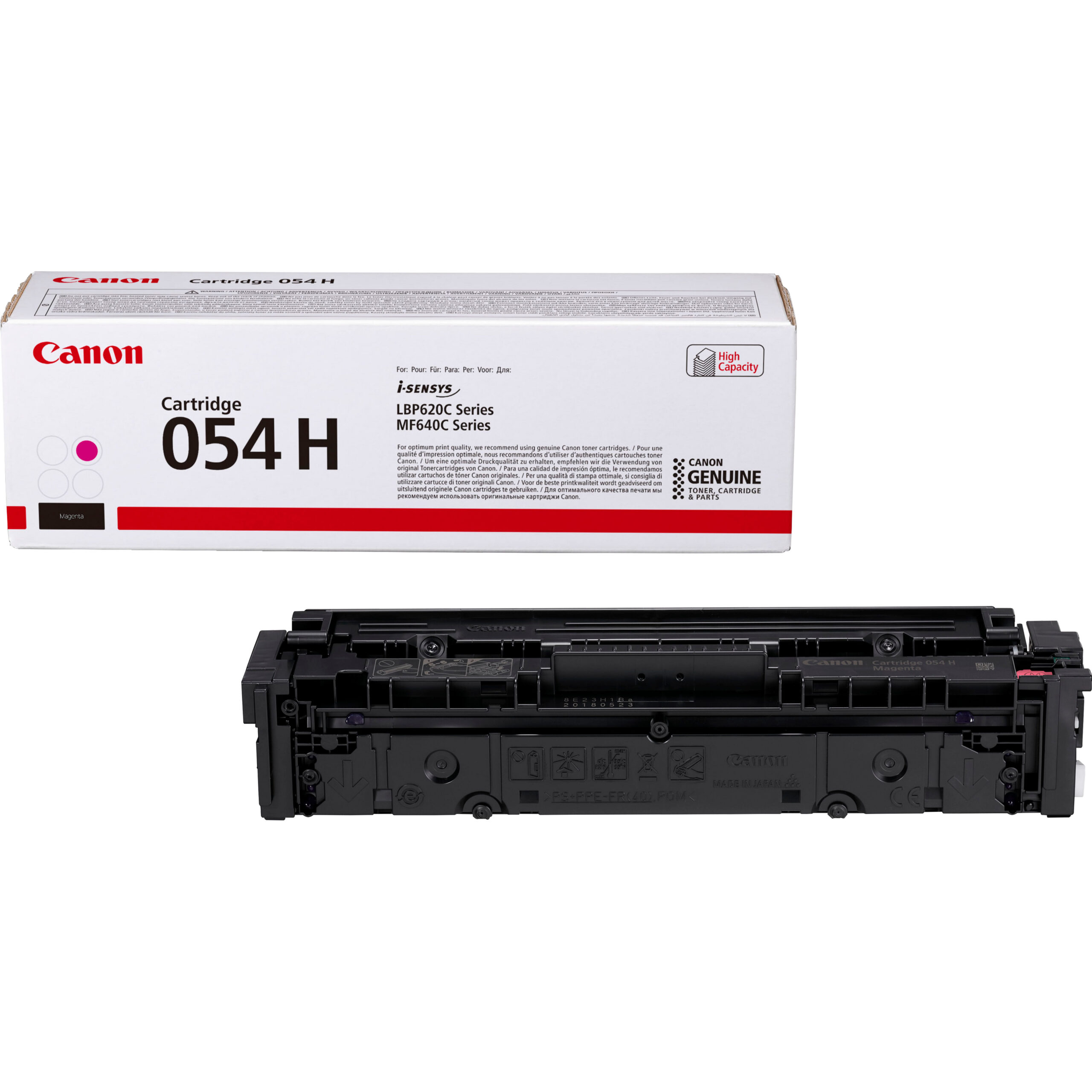 Canon 3026C002/054H Toner cartridge magenta high-capacity, 2.300 pages ISO/IEC 19752 for Canon LBP-640