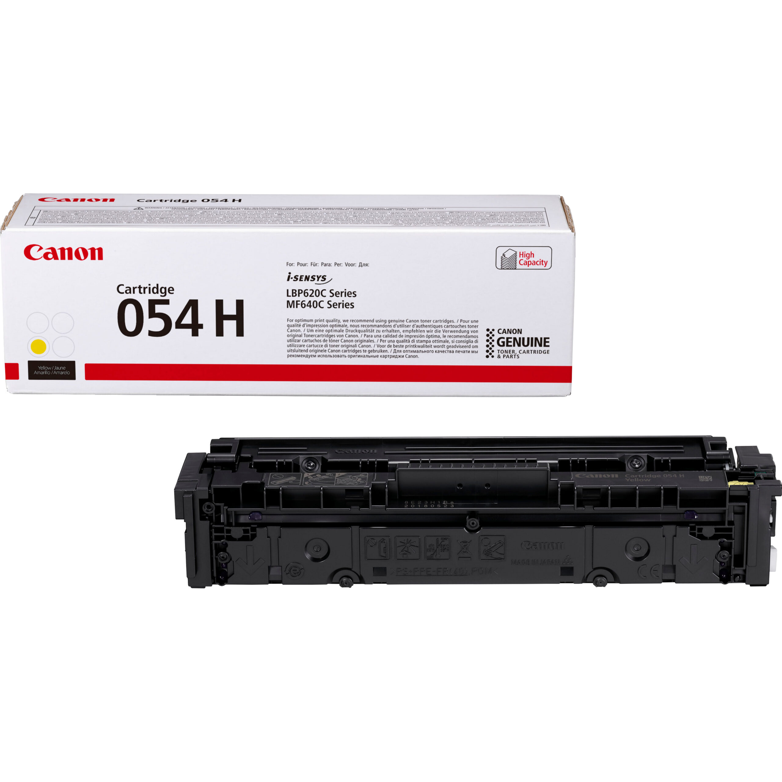 Canon 3025C002/054H Toner cartridge yellow high-capacity, 2.300 pages ISO/IEC 19752 for Canon LBP-640
