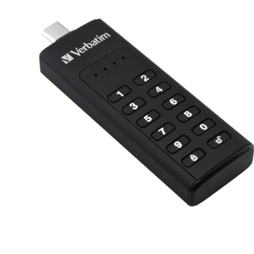 Verbatim Keypad Secure - USB 3.0 Drive with Password Protection and AES-256 HW encryption to protect your data - 64 GB - Black
