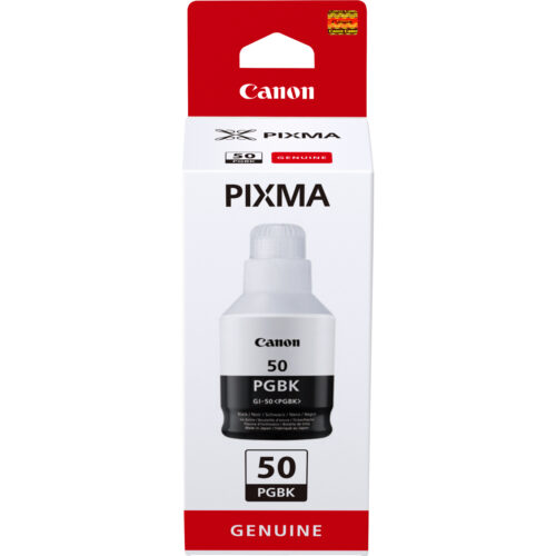 Canon 3386C001/GI-50PGBK Ink bottle black, 6.000 pages ISO/IEC 19752 170ml for Canon Pixma G 5050/GM 2050