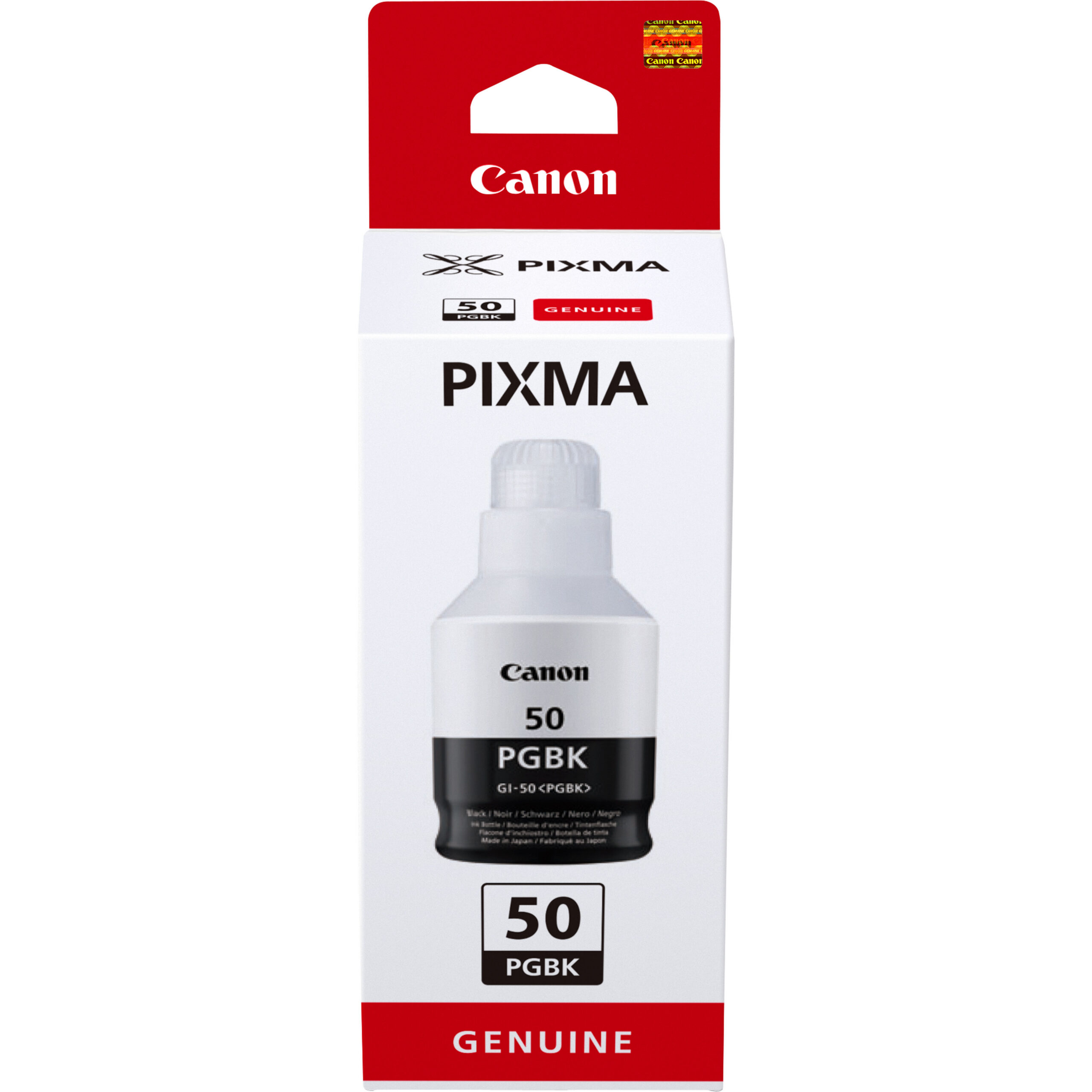 Canon 3386C001/GI-50PGBK Ink bottle black, 6.000 pages ISO/IEC 19752 170ml for Canon Pixma G 5050/GM 2050