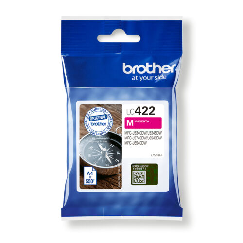 715a2deb75e4d2610ef55aa7f0001bfddd2e7322 Brother LC-422M Ink cartridge magenta, 550 pages for Brother MFC-J 5340
