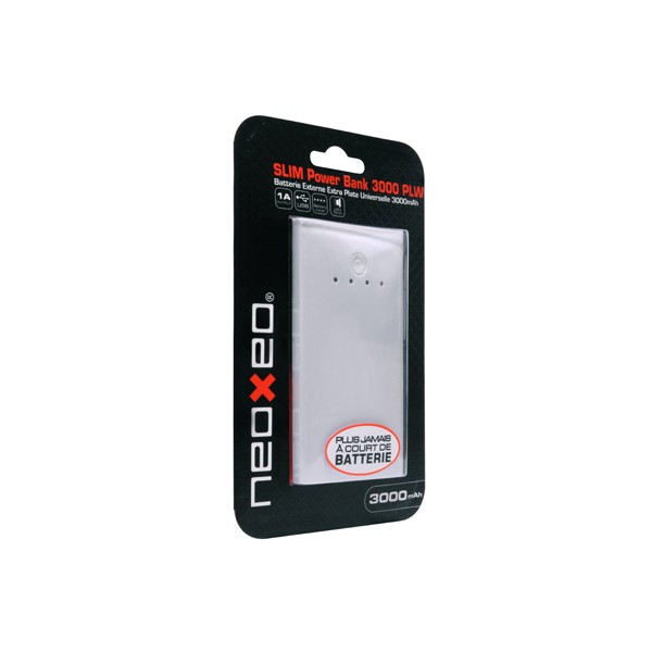 Neoxeo 3000 WHITE POWER BANK Lithium Polymer (LiPo) 3000 mAh