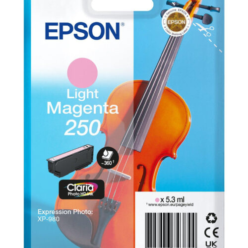 Epson C13T16N64010/250 Ink cartridge light magenta, 360 pages 5.3ml for Epson Expression Photo XP-980