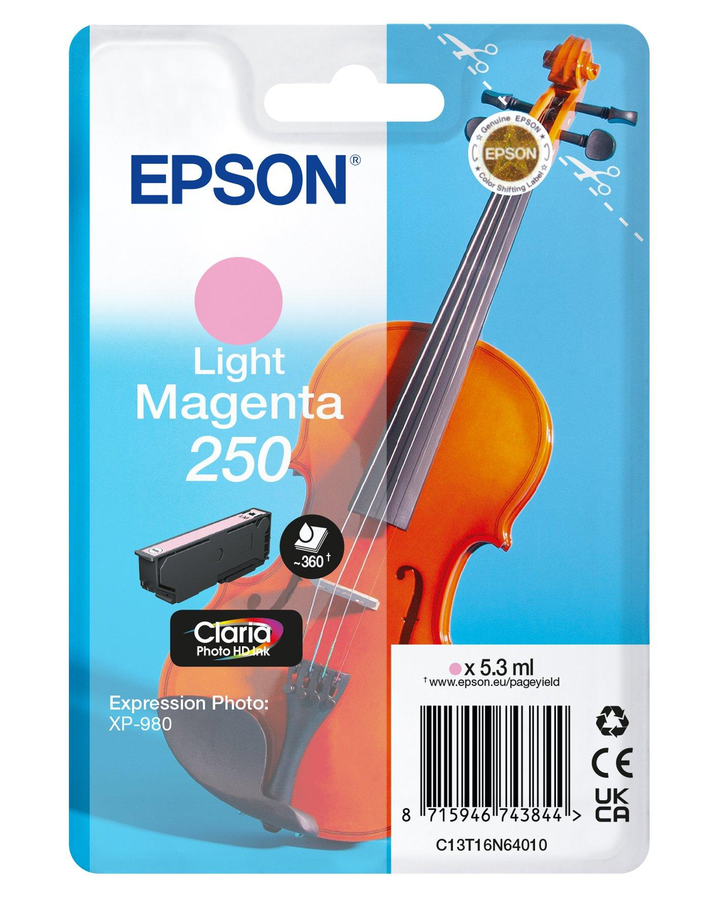 72c3831f326845d2e86cb55f6ecc5dec771ffd9c Epson C13T16N64010/250 Ink cartridge light magenta, 360 pages 5.3ml for Epson Expression Photo XP-980