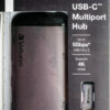 Verbatim 49142 laptop dock/port replicator USB 3.2 Gen 1 (3.1 Gen 1) Type-C Black, Silver