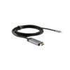 73317747_0367933372 Verbatim 49144 video cable adapter 1.5 m USB Type-C HDMI Black, Silver