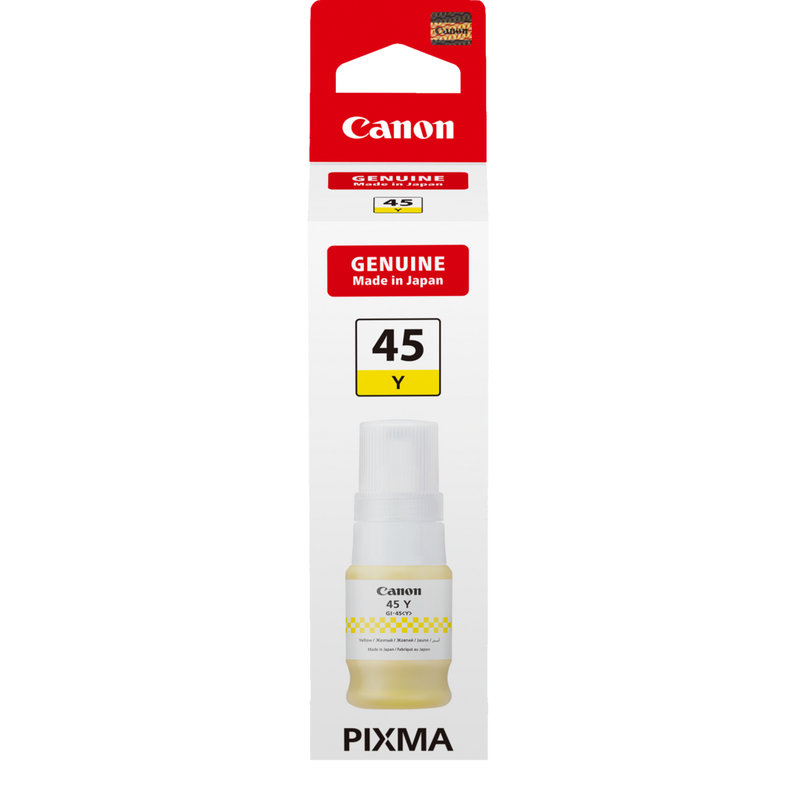 Canon 6287C001/GI-45Y Ink bottle yellow, 3.000 pages ISO/IEC 19752 40ml for Canon Maxify GX 1040