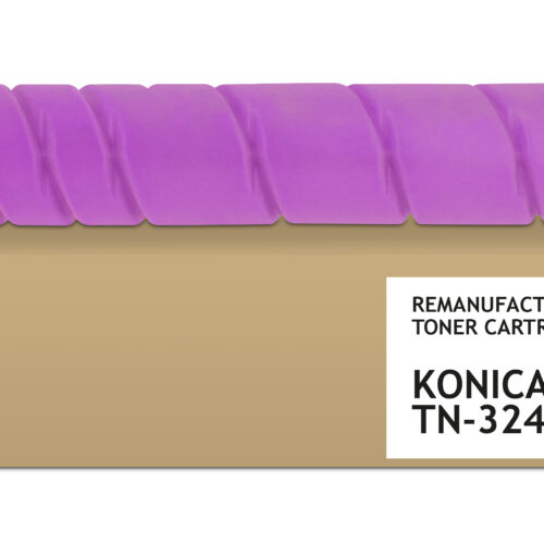 PrintMate KONICA MINOLTA TN324M, remanufactured toner, Magenta 26000p