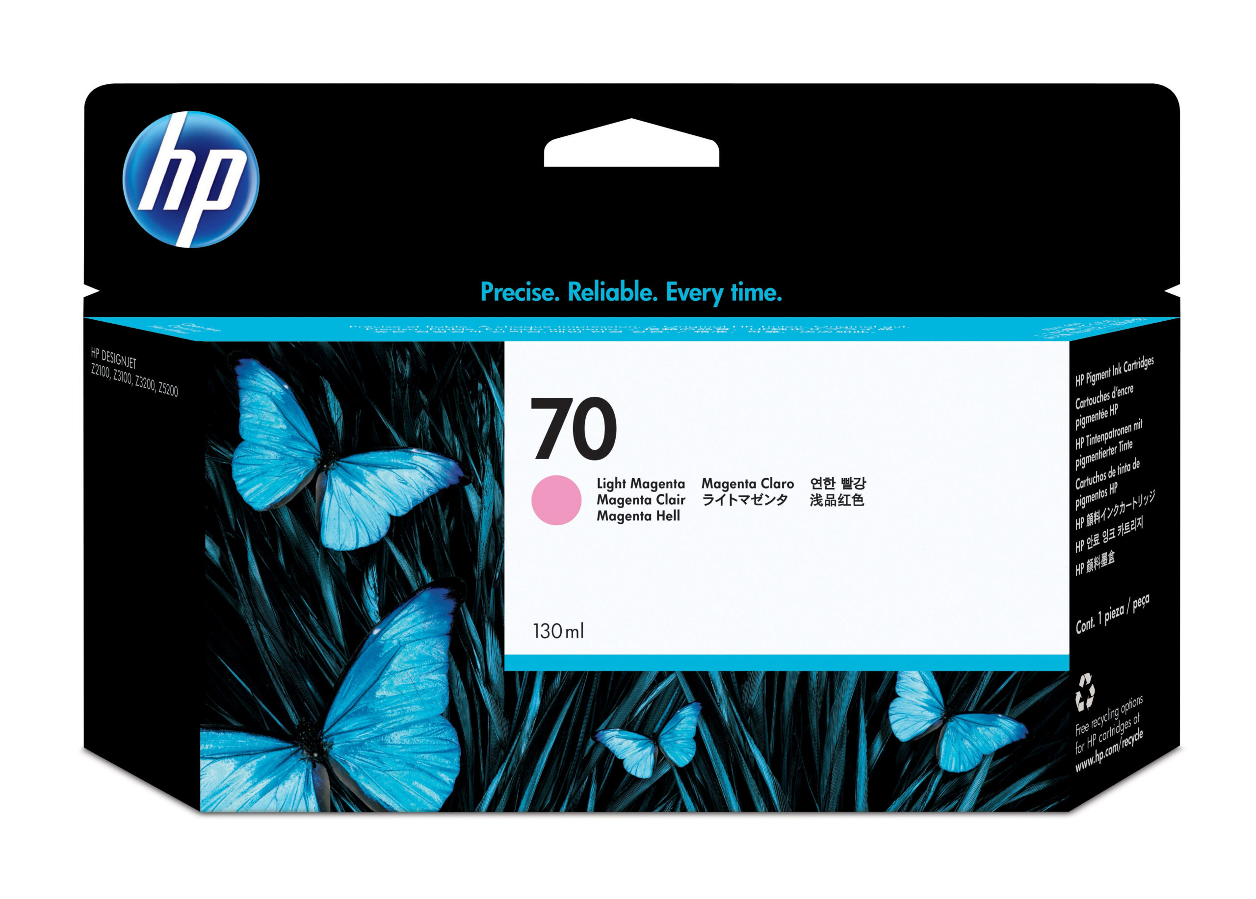74259061_2334007885 HP C9455A/70 Ink cartridge light magenta 130ml for HP DesignJet Z 2100/3100/3200/5200