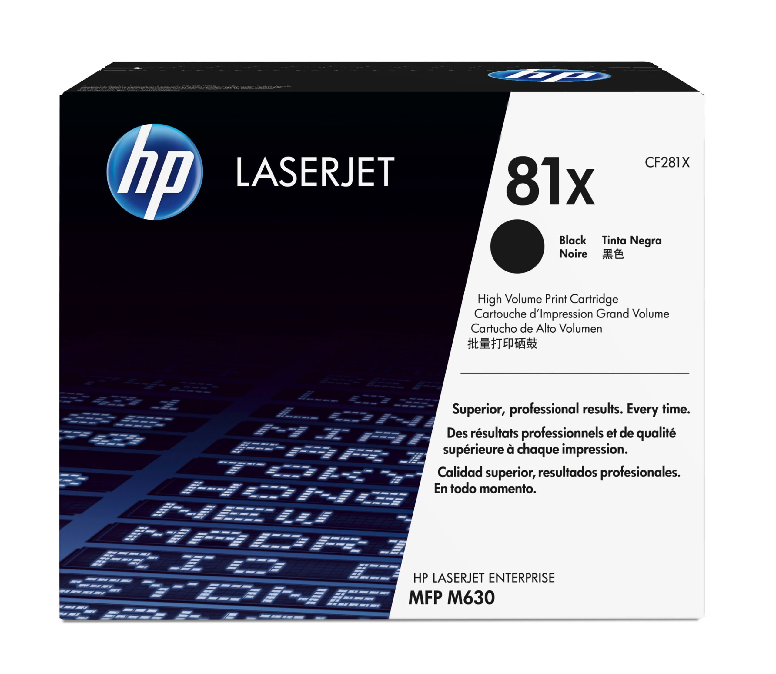 HP CF281X/81X Toner cartridge black high-capacity, 25.000 pages ISO/IEC 19752 for HP LaserJet M 606/630