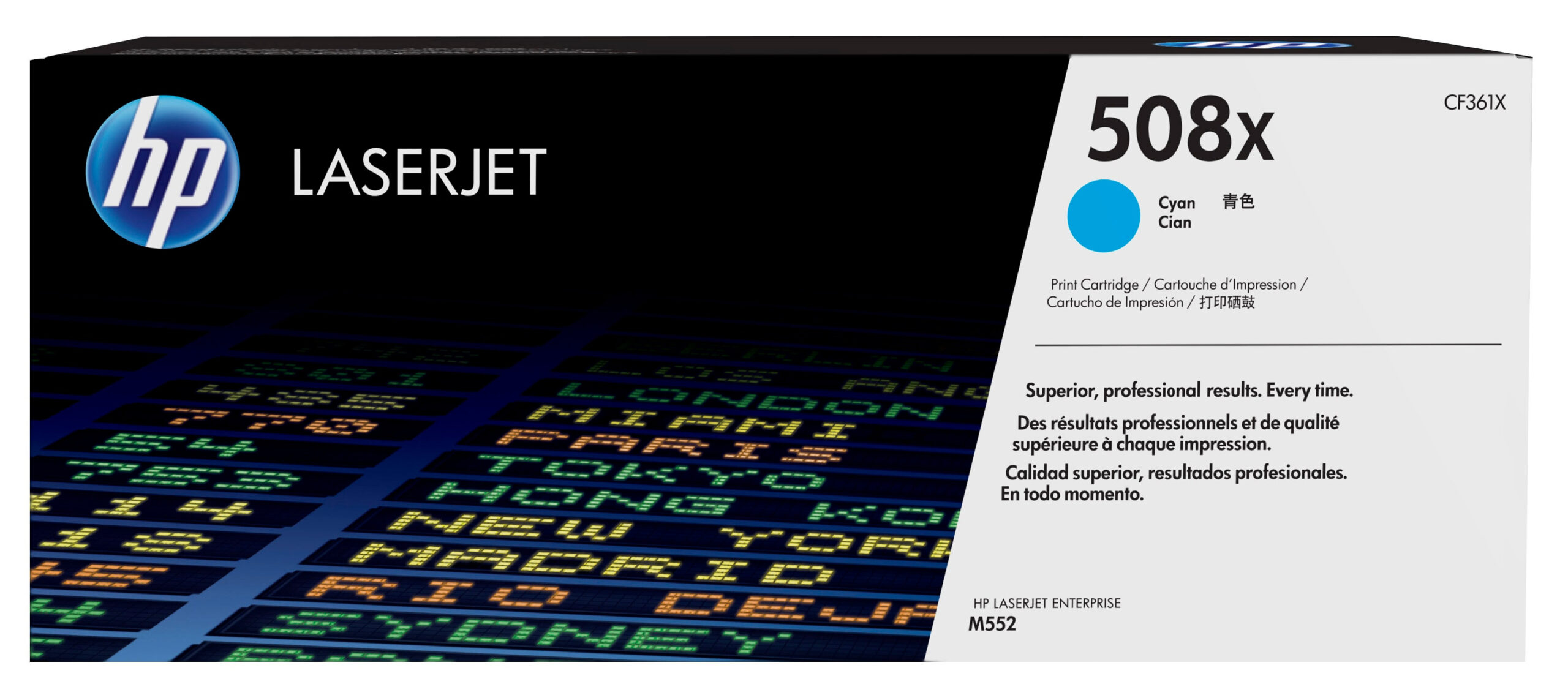 HP CF361X/508X Toner cartridge cyan, 9.500 pages ISO/IEC 19798 for HP CLJ M 552/E 55040