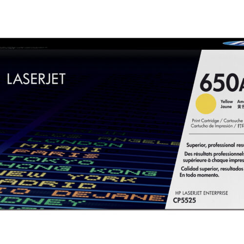 HP CE272A/650A Toner cartridge yellow, 15.000 pages ISO/IEC 19798 for HP CLJ CP 5525