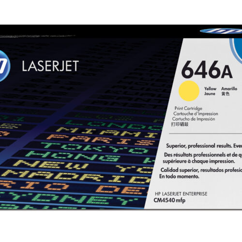 HP CF032A/646A Toner cartridge yellow, 12.500 pages/5% for HP CLJ CM 4540