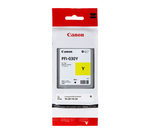 Canon 3492C001/PFI-030Y Ink cartridge yellow 55ml for Canon IPF TA-20/TM-240