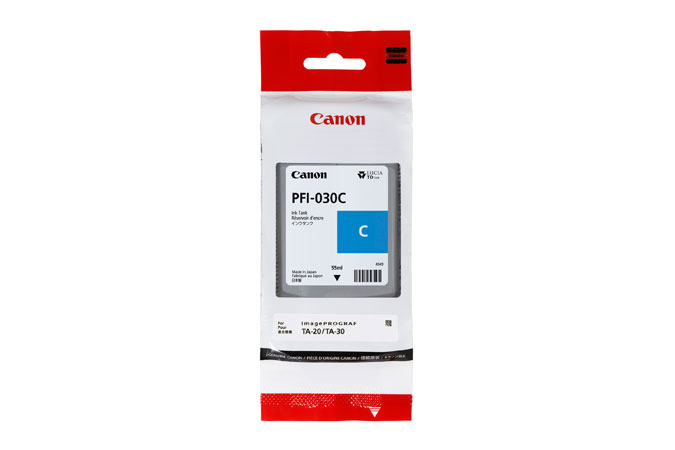74423922_6443062212 Canon 3490C001/PFI-030C Ink cartridge cyan 55ml for Canon IPF TA-20/TM-240